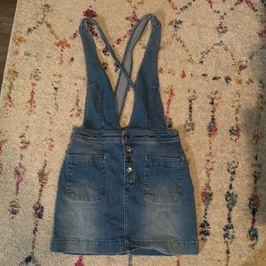 Denim free people dress size 4